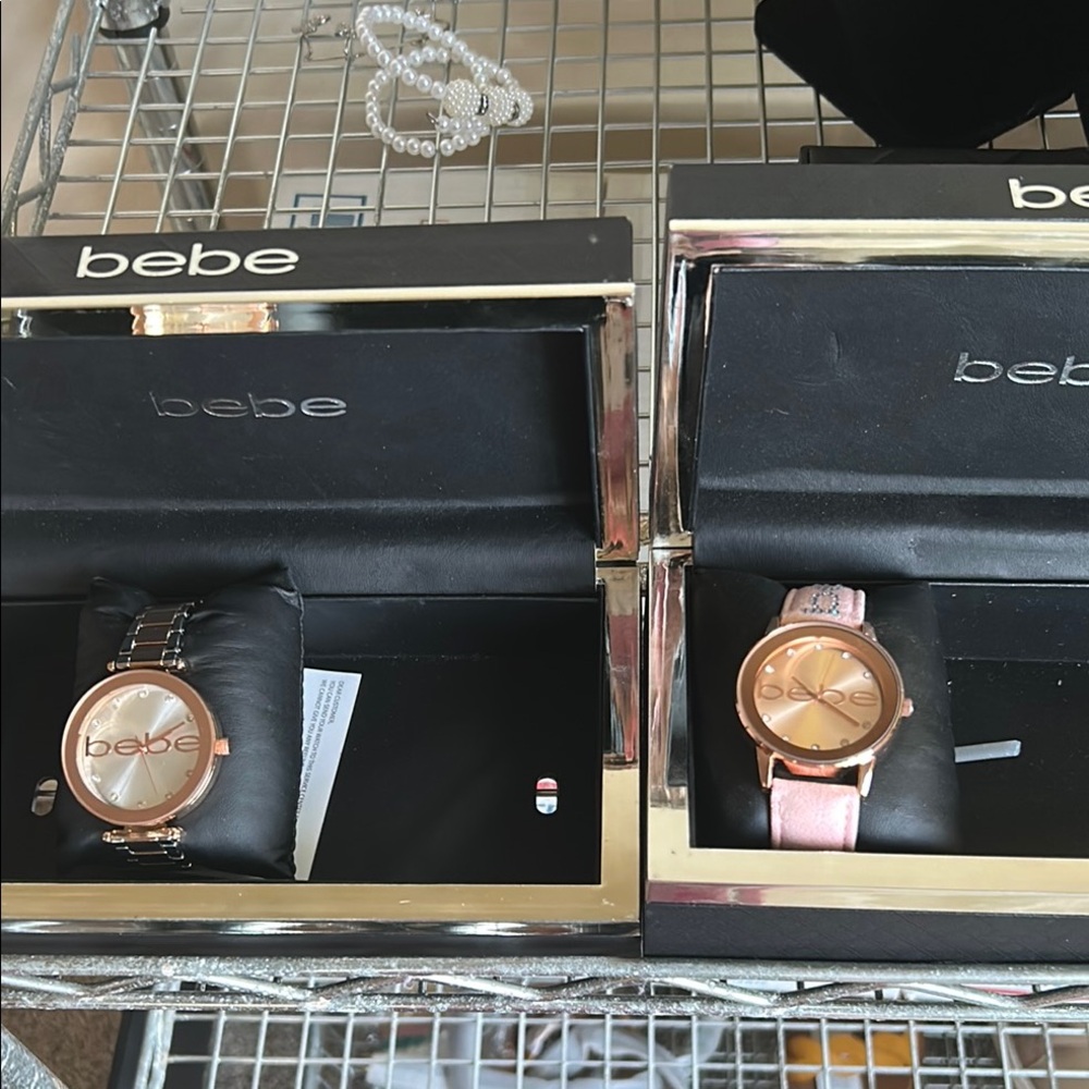 Bebe Rose Gold and Pink Watches